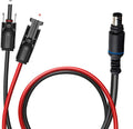 Solar Panel Kits to 8mm Adapter Cable Compatible with MC4, DC 8mm Converter Connect for Explorer 160 240 500 1000 and