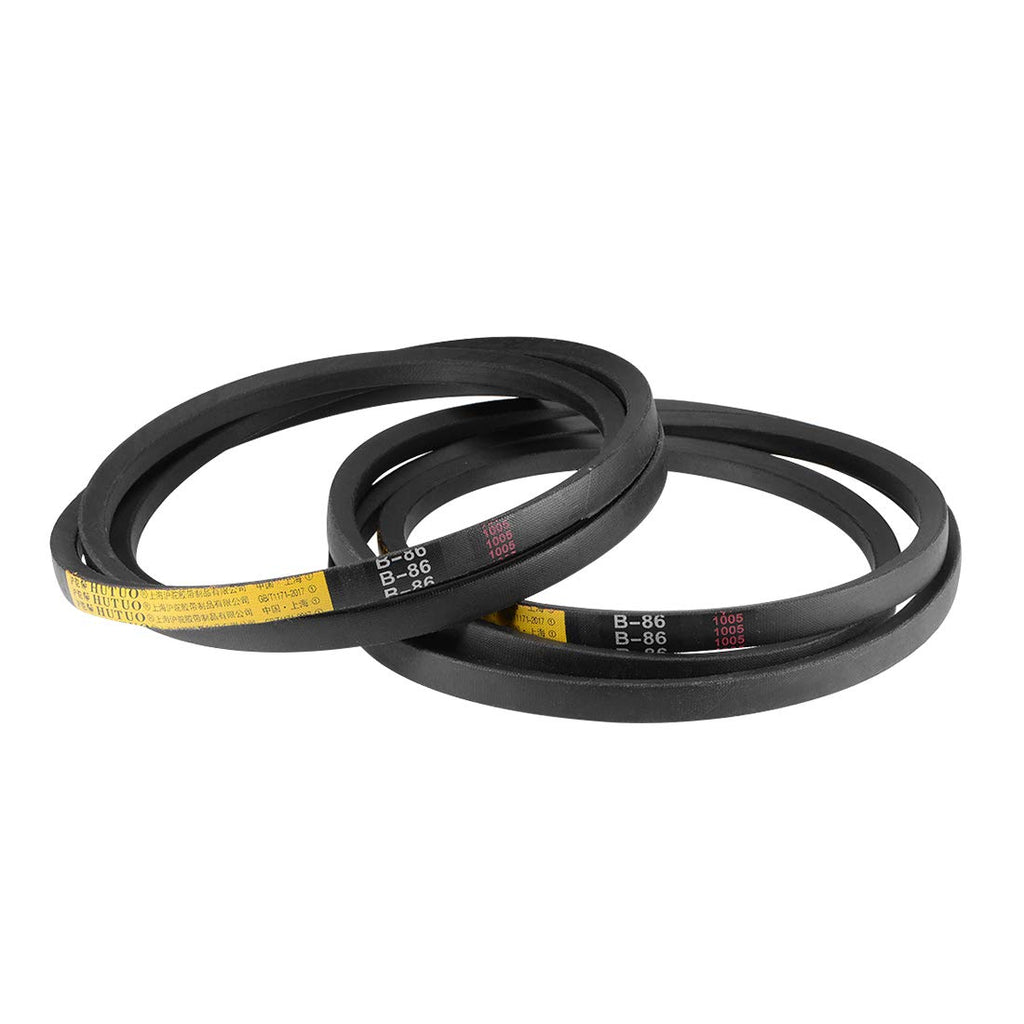 uxcell B86 V-Belts 86" Pitch Length, B-Section Rubber Drive Belt 2pcs