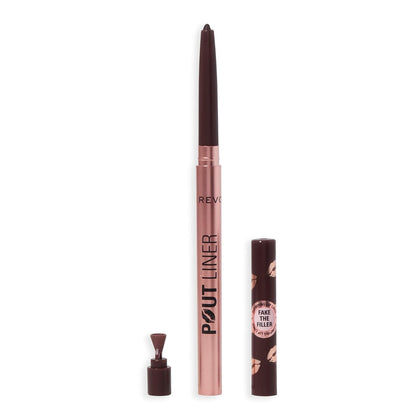 Revolution Pout Bomb Plumping Lip Liner, Espresso Cool Nude & Brown