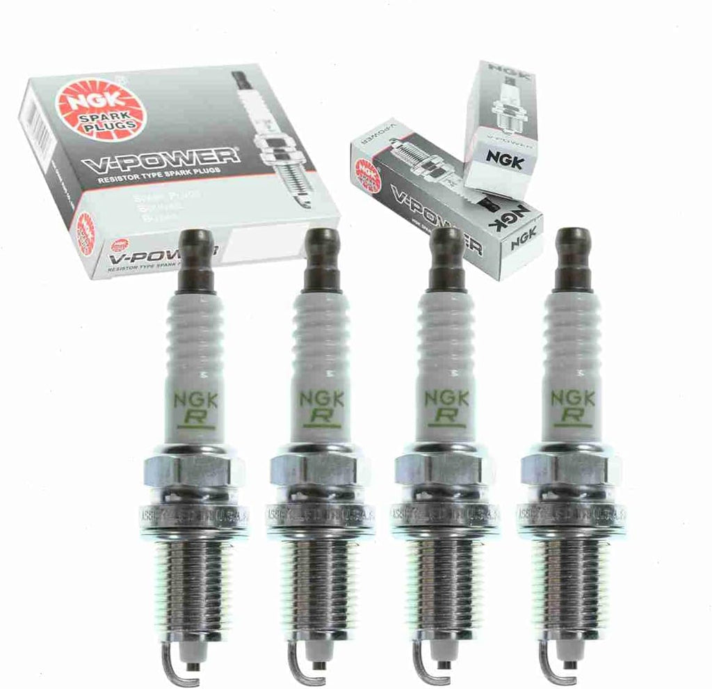 4 pc NGK V-Power Spark Plugs for Honda Accord 2.2L 2.3L L4 1990-2002