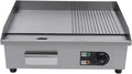 1600W Commercial Countertop Grill Electric Flat Top Teppanyaki Griddle