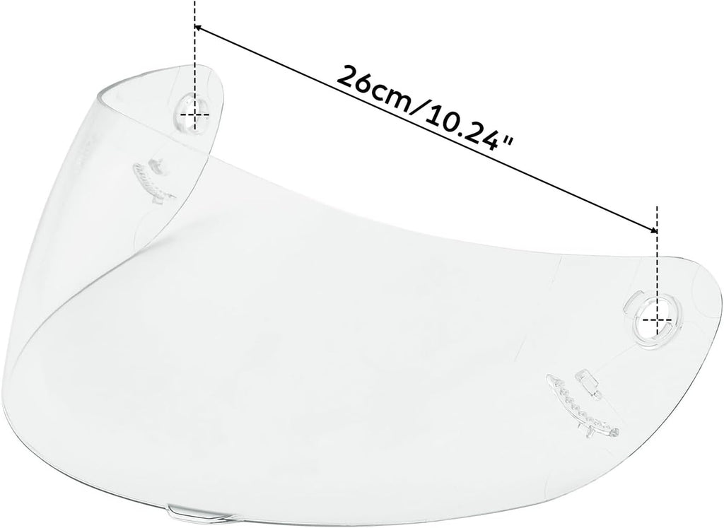 Helmet Visor Shield Clear Replacement Flip Up Anti Fog Full Face Helmet Visor Shield