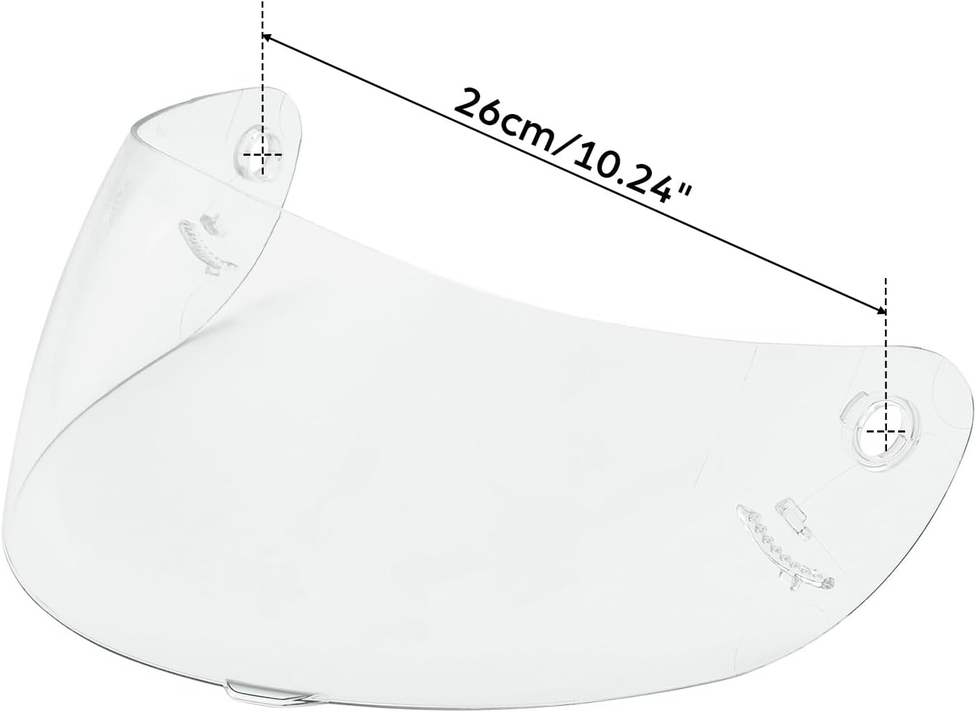 Helmet Visor Shield Clear Replacement Flip Up Anti Fog Full Face Helmet Visor Shield
