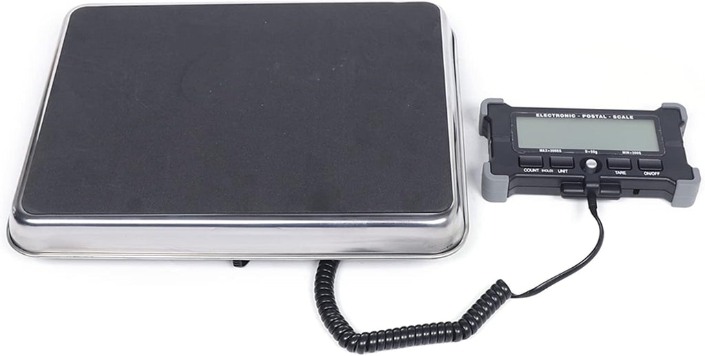 440lb Digital Shipping and Postal Scale, with Heavy Duty Stainless Steel Large Platform, Industrial Floor Scale 2 AAA