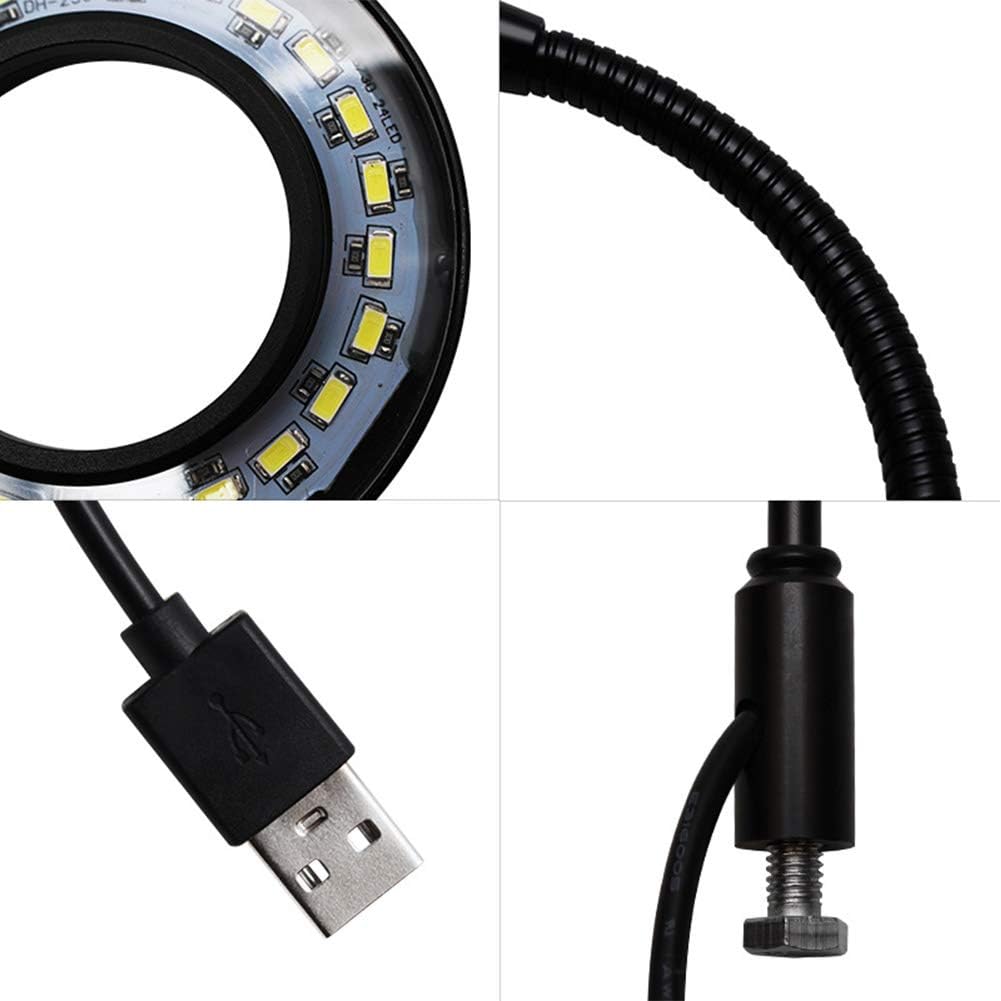 Full Spectrum LED Aquarium Light, USB Powered Lamp for Fish Tank 10w