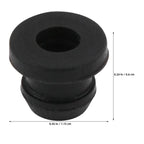 12pcs Black Rubber Stove Grate Pad Replacement with Heat Resistance