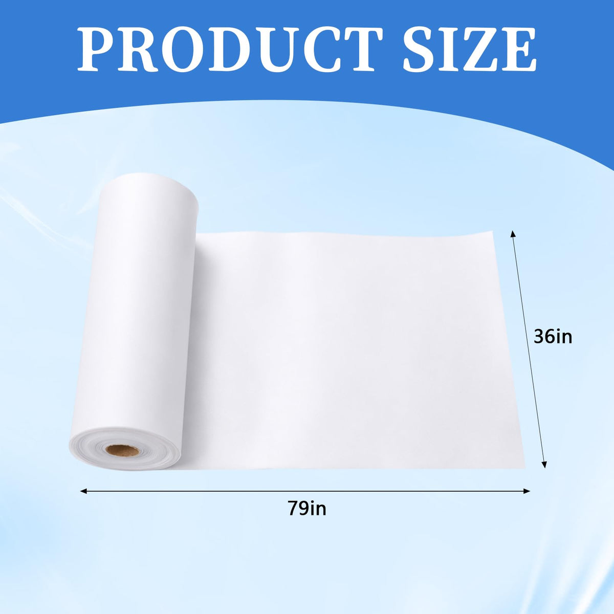 1-Sided Fusible Foam Stabilizer Interfacing, 36 x 79'', White