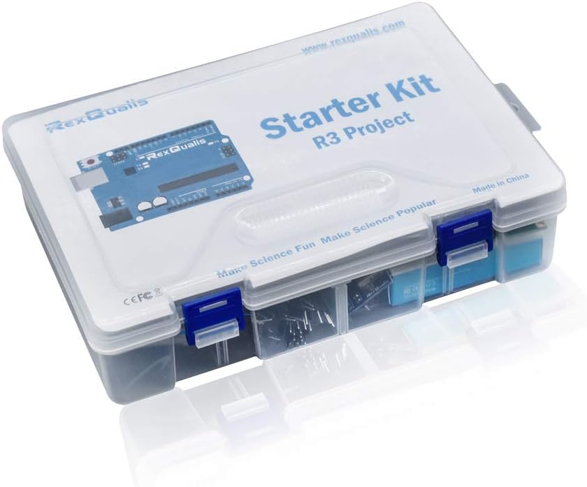 REXQualis Super Starter Kit Based on Arduino UNO R3 with Tutorial and Controller Board Compatible with Arduino IDE