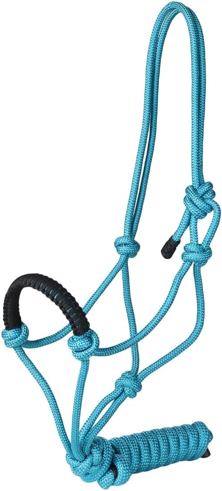 Rugged Rope Halter Braided Noseband with Matching Lead