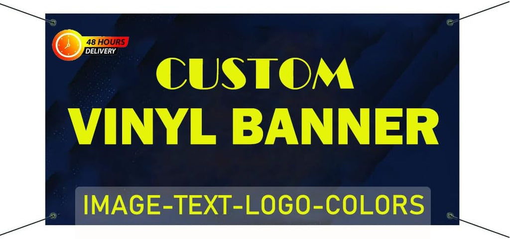 Custom Banners and Signs Personalized Customizable Full Color Vinyl Banners Printing for Parties Business Birthday