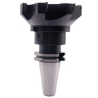 4.92"/125mm Cutting Dia 400R-125-40-7T Shell Cutter Set with CAT40 Arbor