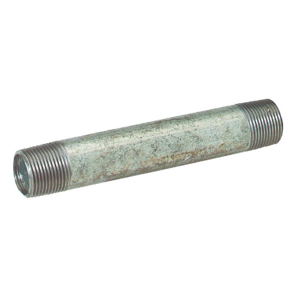 Anvil 8700150801, Steel Pipe Fitting, Nipple, 3/4" NPT Male x 6" Length, Galvanized Finish