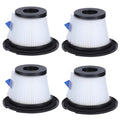 Odashen Filter for Dibea T6 C17 T1 MOOSOO K17 Handheld Vacuum Cleaner Replacement (4pcs)