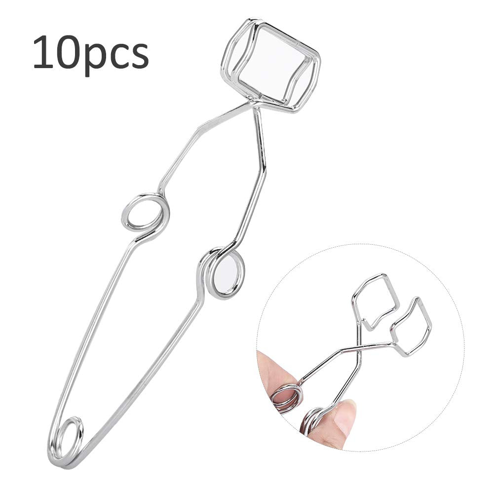 Test Tube Clamp 10 Pack | Chrome Plated Holder | for Chemistry