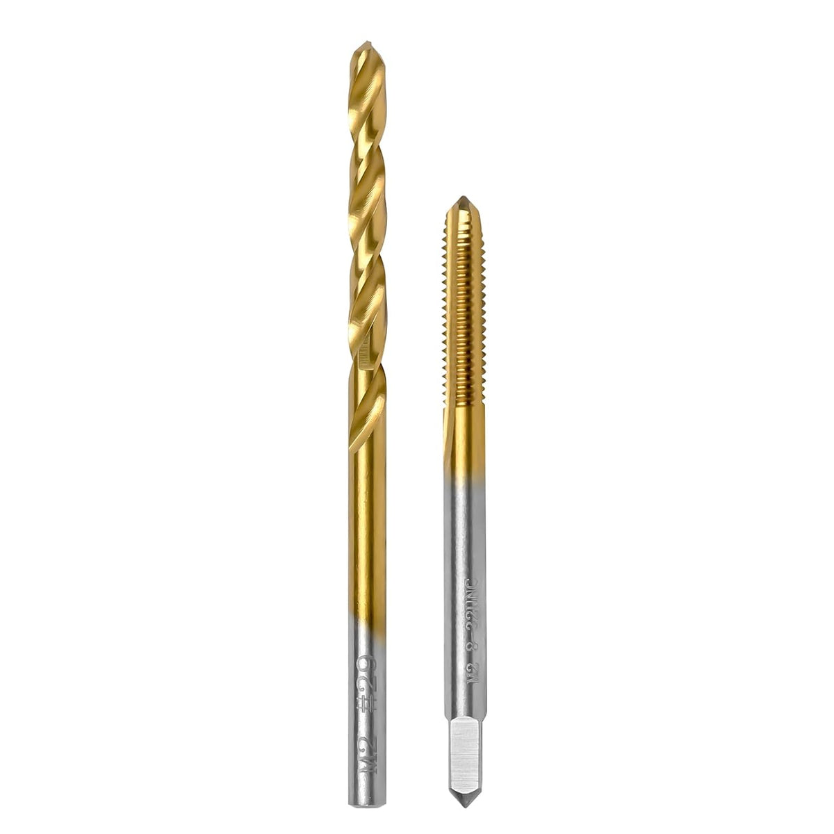 8-32 UNC Tap and #29 Drill Bit Kit for Metal, M2 HSS Drill and Tap Set