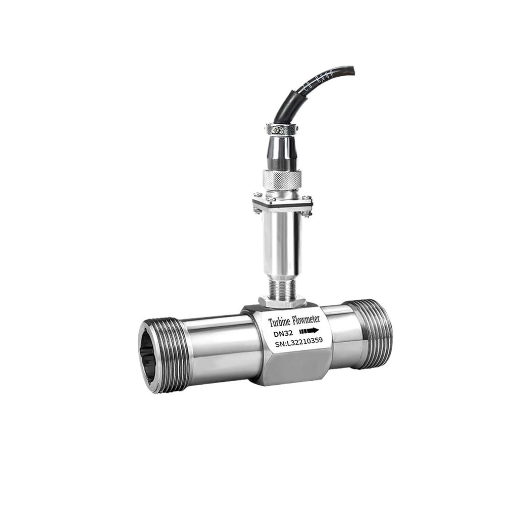 Turbine Flow Meter Pulse Signal Threaded Open Channel
