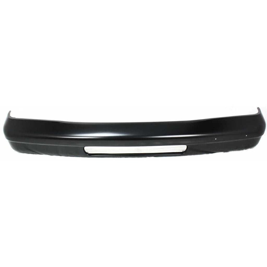 Garage-Pro Front Bumper Compatible with Ford Econoline Van 1992-2007 Black with Valance Hole