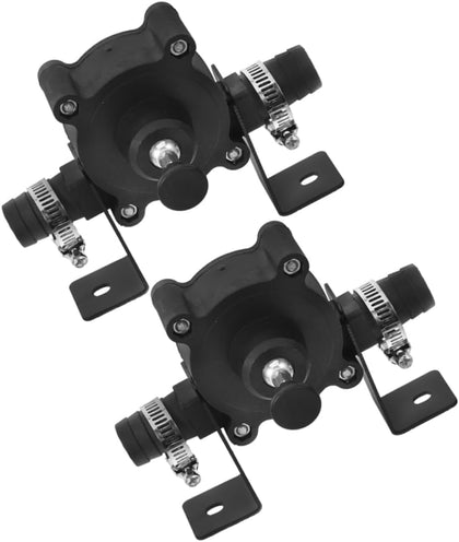 2pcs Compact Drill Powered Water Transfer Pump Self-priming Household Fluid Pump for Removal from Basements Pools and