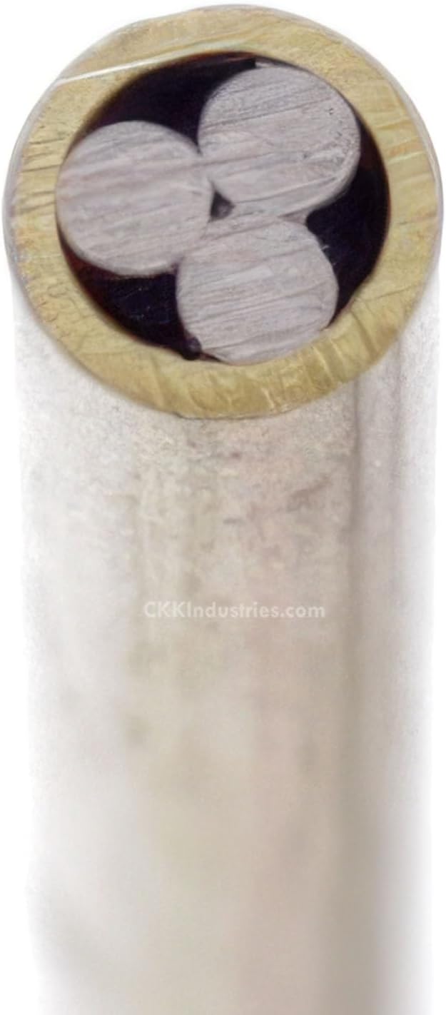 Mosaic Pin - (0.125 (1/8) Inch Diameter) - (403BS) - (Brass Outer Material)(Stainless Steel Inner Material)
