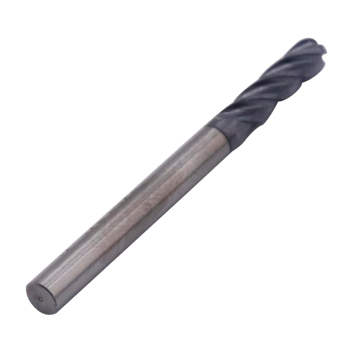 BestParts 5pcs 1/8" 4 Flute Solid Carbide Ball Nose End Mills, AlTiN Coated