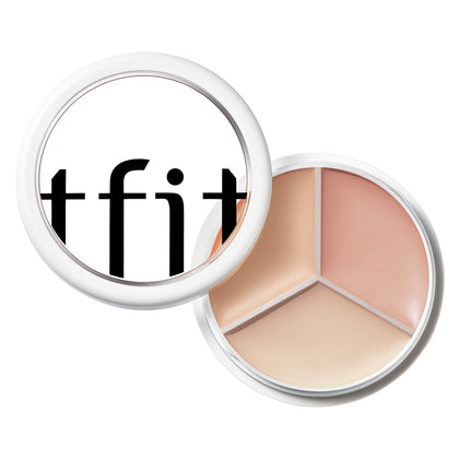 3 Color Concealer Cream Palette Full Coverage 0.52 Ounce 03 Cool