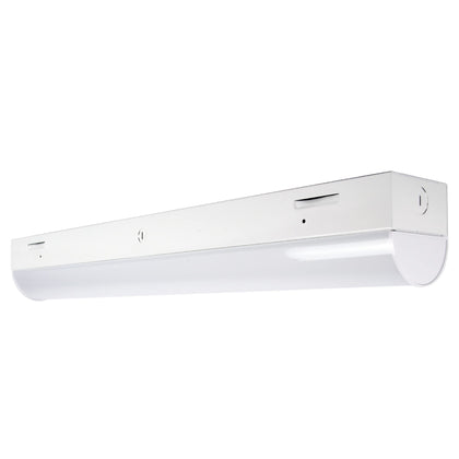 CLT 20W 2-Foot LED Linear Commercial Shop Light Strip Fixture, Damp Location, Dimmable, 5000K