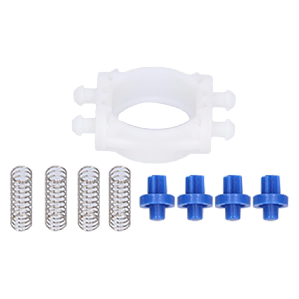 Diaphragm Pump Repair Kit | 16 - Piece Replacement Parts for Agricultural Sprayer Units | ABS + PP + Iron Valve Seats/Diaphragms/Spools | Fits Micro Diaphragm Pumps