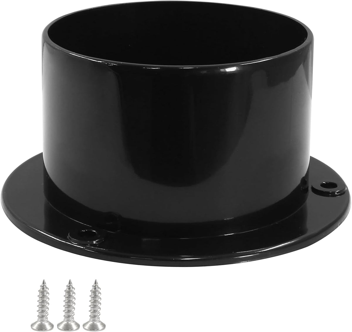 Piutouyar 75mm/3 Inch Duct Connector Flange, Black