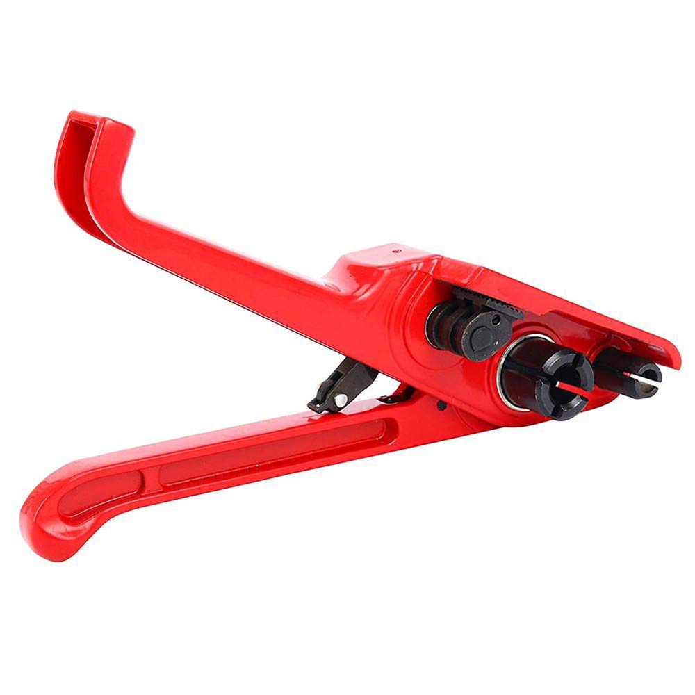 Strapping Tensioner, Heavy Duty PET/PP Poly Pallet Strapping Kit Steel Cutter Manual Banding Tool for 13-19 mm