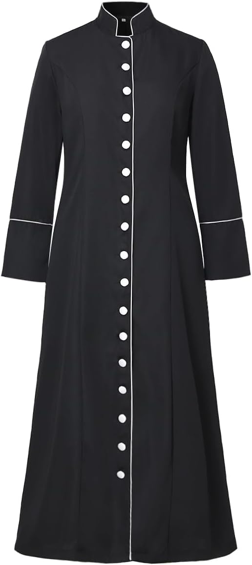 Women Choir Roman Cassock Robe Clergy Pulpit Liturgical Vestment Robe