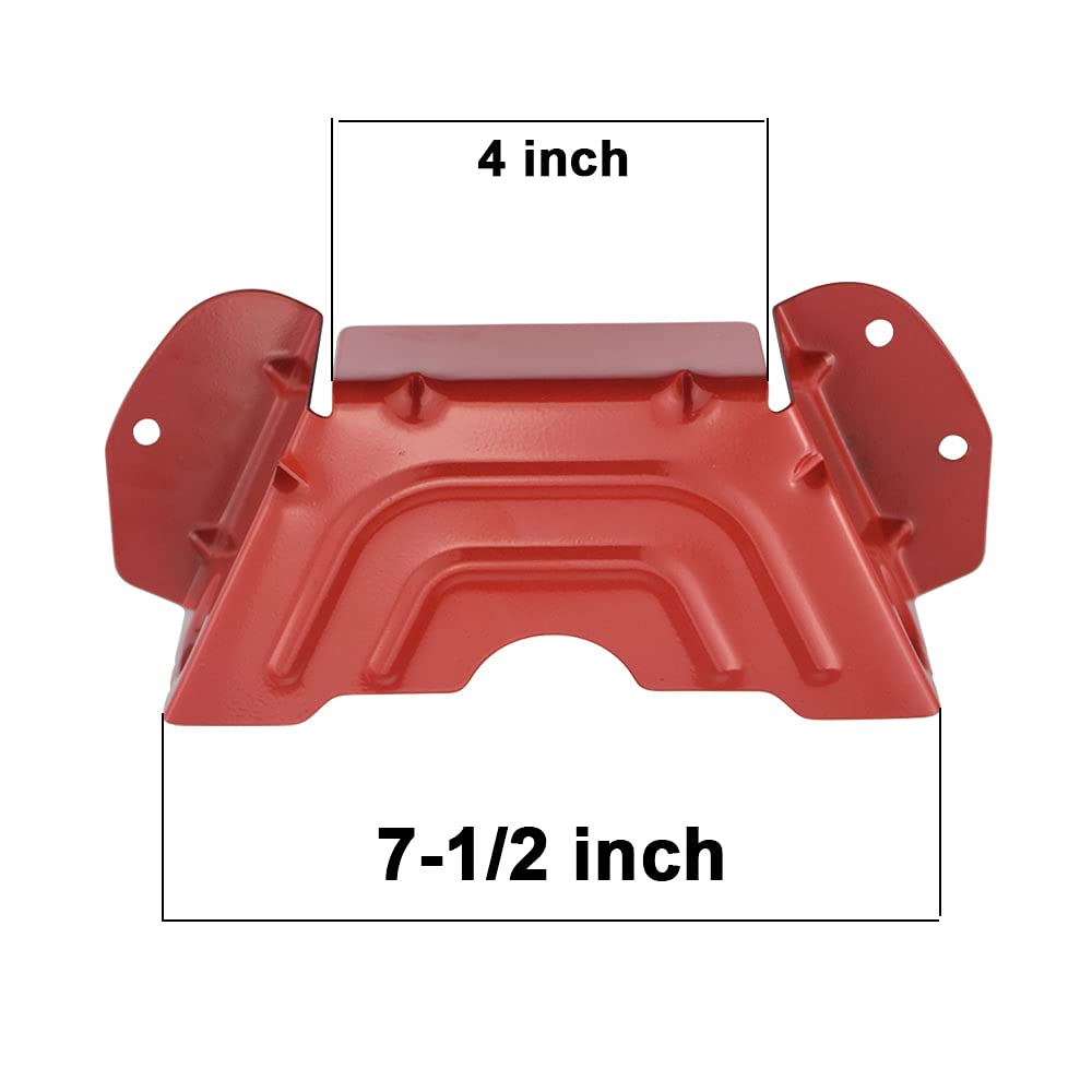 SnowBear 2-Pack Red Deck Belt Cover 42/46" 783-06424A-0638 Compatible with MTD, Troy Bilt, Cub Cadet, Columbia, Craftsman Lawn Mower Machines 783-06424A 13AJ771S004 (2010) 13AM77LS058
