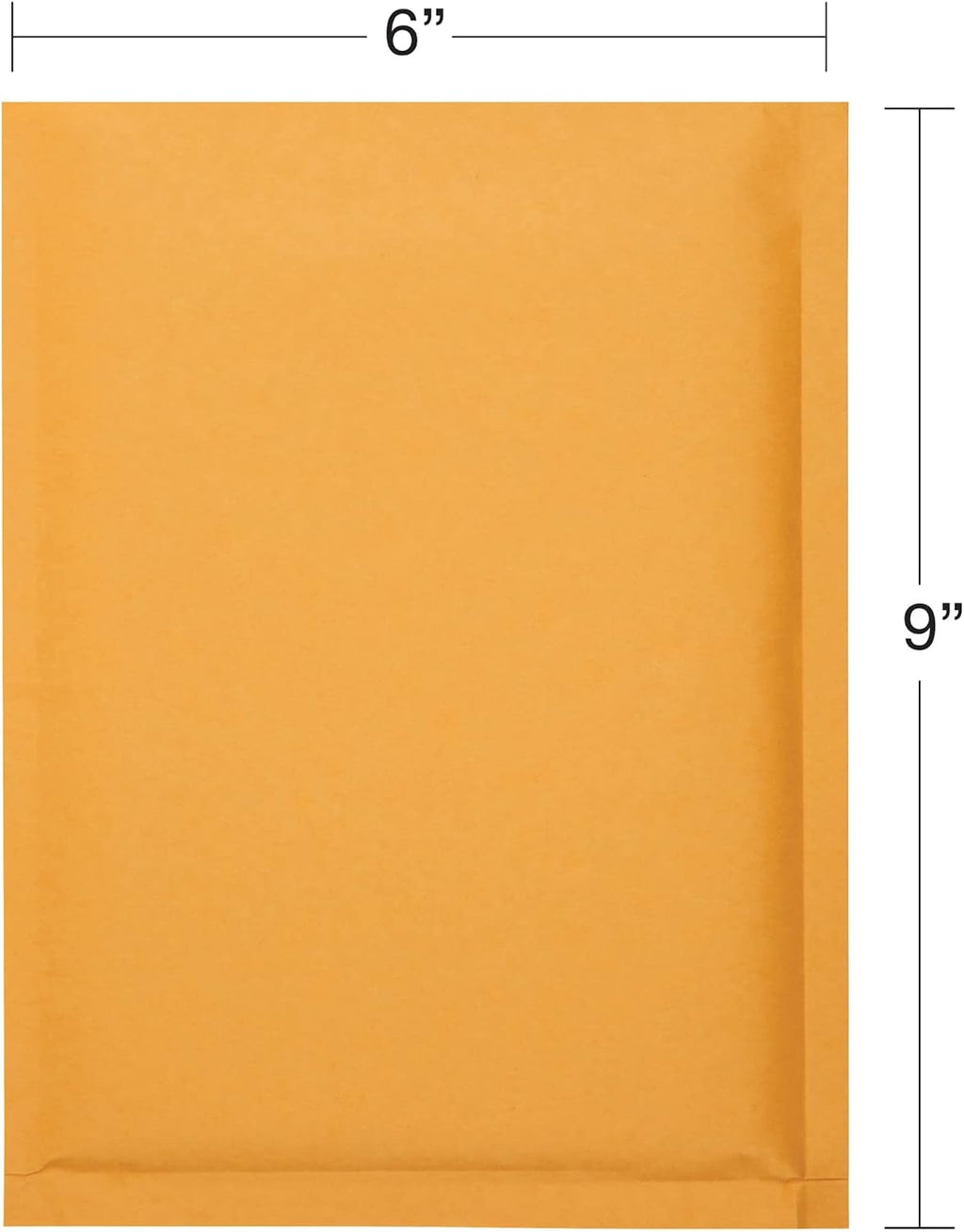 Self-Sealing Bubble Mailers, Size 0, 6in. x 9in., Pack Of 25, 284337