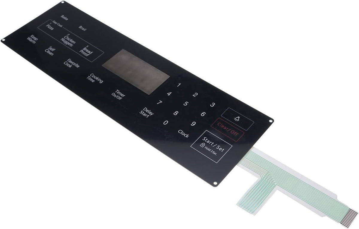AIVWUMOT Membrane Switch Touchpad DG34-00025A Compatible with Samsung Range Oven NX58F5300SS NX58F5500SS NX58F5500SB PS8764897 AP5800759