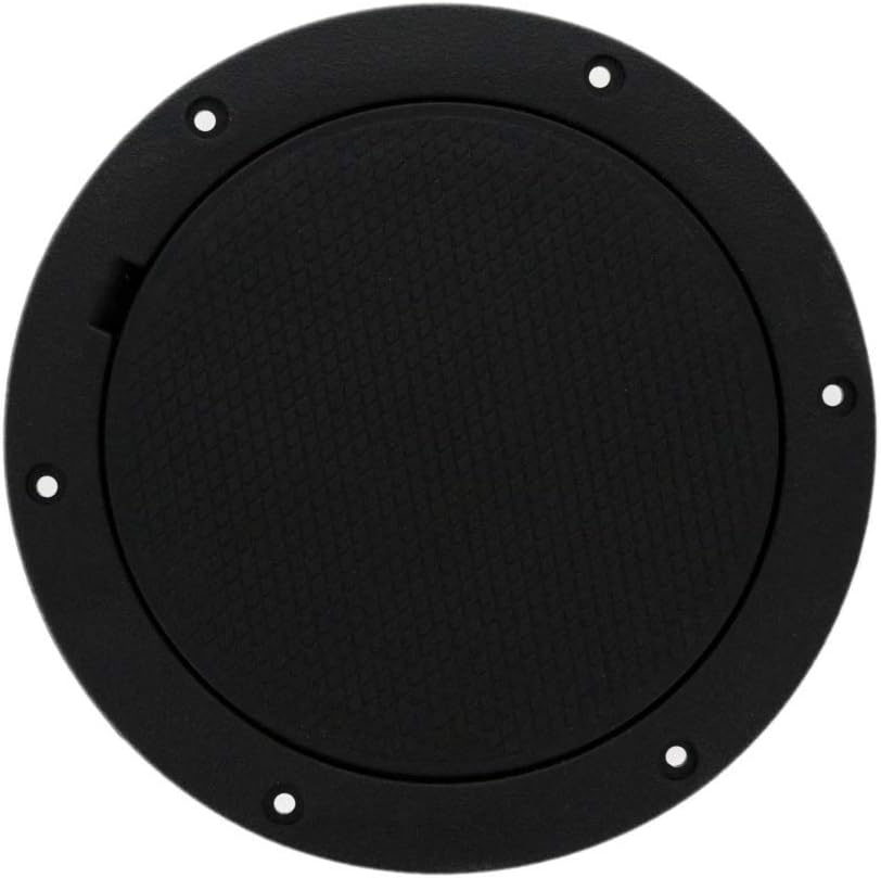 TCH Hardware 4" 6" 8" Black White Grey Round Deck Plate Inspection Hatch - Detachable Water Tight Lid Cover