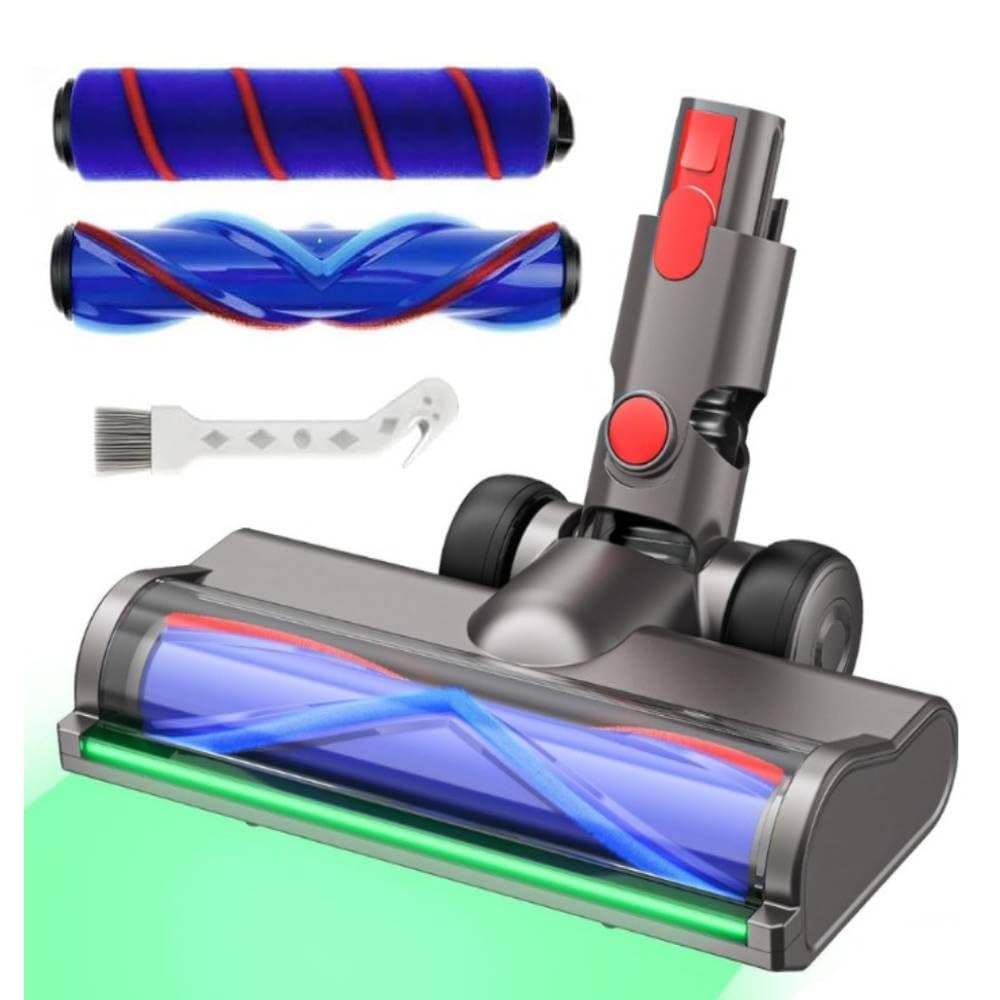 Upgraded 2 Brushes Vacuum Head Replacement for Dyson V7 V8 V10 V11 V15