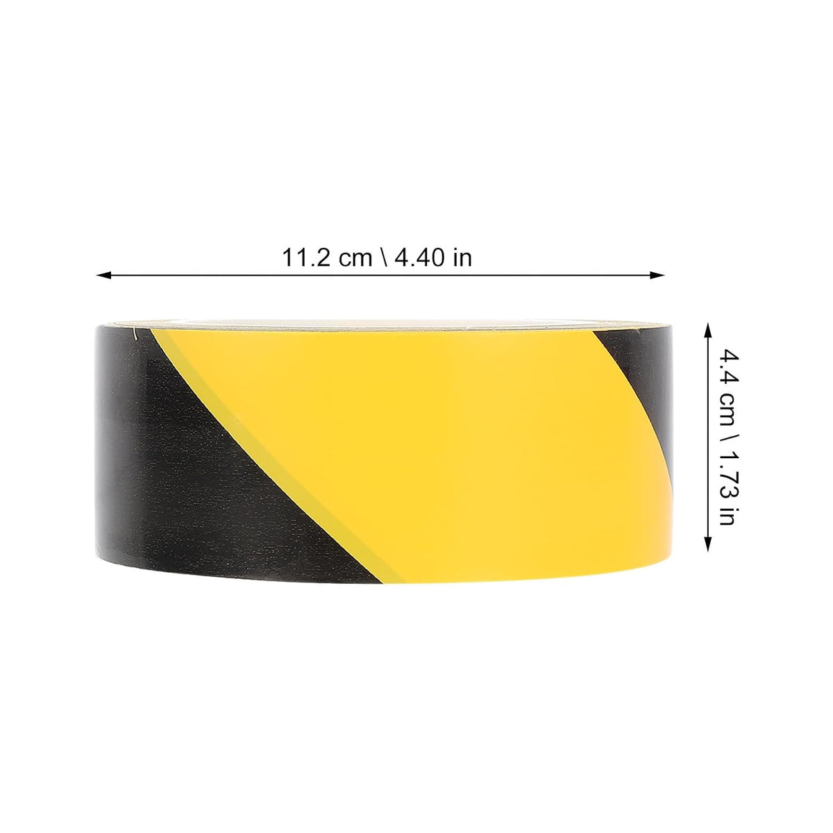 1 Roll Floor Marking PVC Warning Tape Black Yellow