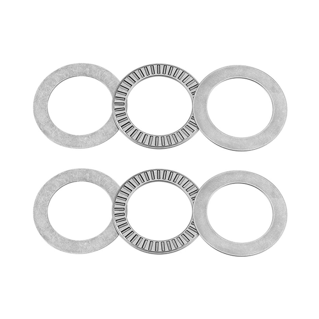 uxcell NTA2435 Thrust Needle Roller Bearings with Washers 1-1/2" Bore 2-5/32" OD 5/64" Width 2pcs