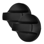 2 Pack Black Plastic Gas Cooktop Knobs for 8mm Shafts