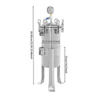 Stainless Steel Bag Filter Housing Solid-Liquid Separation Tool (1" NPT)