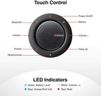 All-in-One Conference System: 4K Dual Lens Webcam + Bluetooth Speakerphone | AI Framing & Presenter Tracking PTZ
