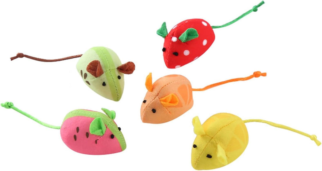 Catnip Cat Mice Toys Interactive Mouse Cat Toy for Indoor Adult Cats Kitten Kitty Baby Cat Chew Exercise Toy