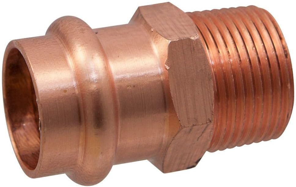 3/4" Copper Press x Male Adapters