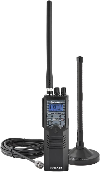 HHRT50 Road Trip CB Radio - 2-Way Handheld Emergency Radio with Access to Full 40 Channels & NOAA Alerts, Rooftop