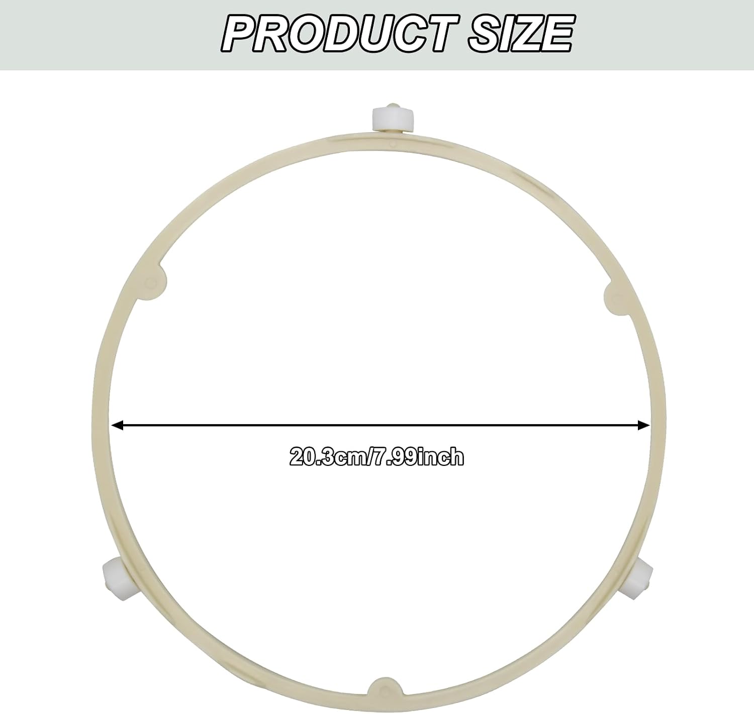 8.5in Microwave Plate Replacement, Microwave Roller Ring Replacement Accessories Compatible with Ge Samsung