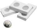 90 PCS Coin Flips 2x2 inch Cardboard Holders for Half Dollar | Uncle Paul Coin Holders 31.5mm/1.2inch Collection