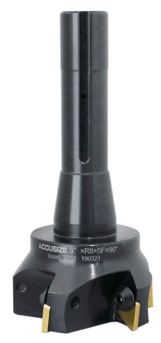 Accusize Industrial Tools Indexable End Mill, 3", 0046-0917