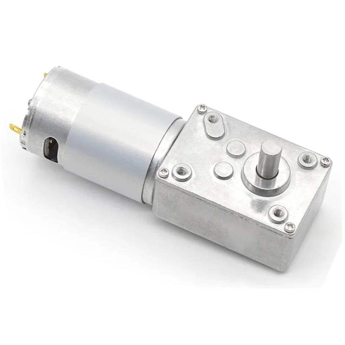Right Angle Corner Gear Gearbox Reducer DC Worm Geared Motor 12V/24V High Tq 555 Reduction Motors Gate Grill Lift(Motor,160R-12V)