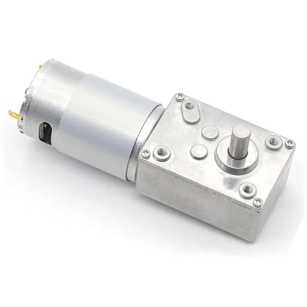 Right Angle Worm Gear Reducer DC Motor 555 High Torque Gate Grill Lift