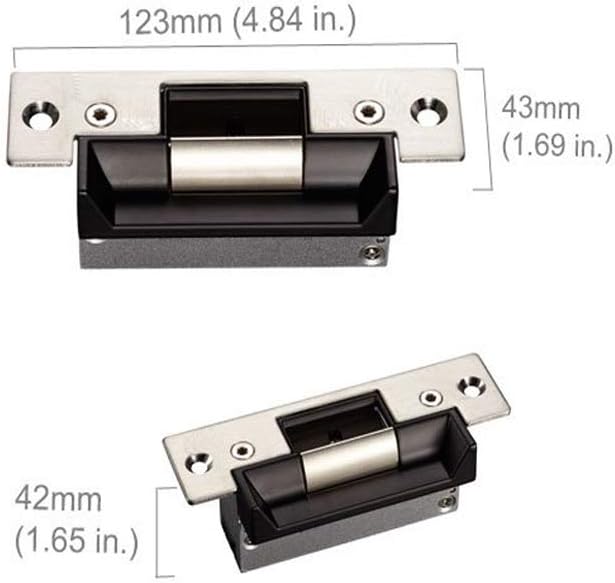 Electric Strike Lock Complete TCP/IP Network Single Door Access Control Board System Kits with 110V Metal Power