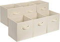 Collapsible Fabric Storage Cube Bins Organizer with Handles for Organization and Organizing Solution, 13"x13"x13"